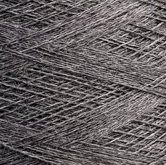 Zegna Baruffa Cashwool 2/30 – Extrafeines Merinogarn Anthrazit meliert